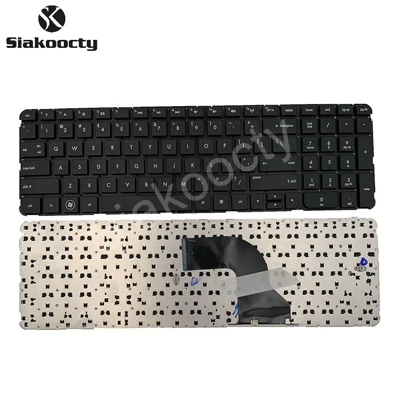 

Siakoocty new English keyboard FOR HP DV7-7000 Laptop DV7t-7100 DV7-7200 US black without Frame notebook replace 698781-001