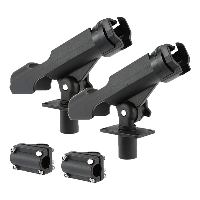 

Рыболовный держатель для удочки с 2 боковыми рельсовыми креплениями, регулируемые стойки для удочек для Стандартного крепления лодки