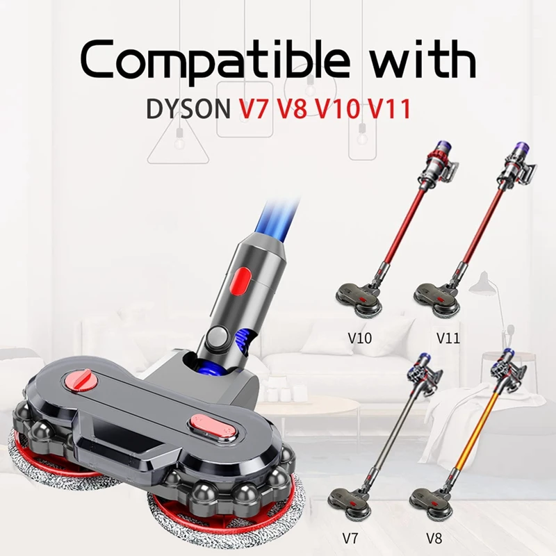 Электрическая насадка для мытья пола Dyson V15 V8 V7 V10 V11 Аксессуары пылесоса швабра со