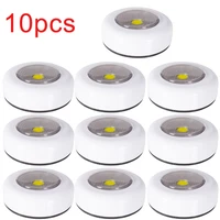 10 LED Under Cabinet Light With Adhesive Sticker Wireless Wall Lamp Wardrobe Cupboard Drawer Closet Bedroom Kitchen Night Light