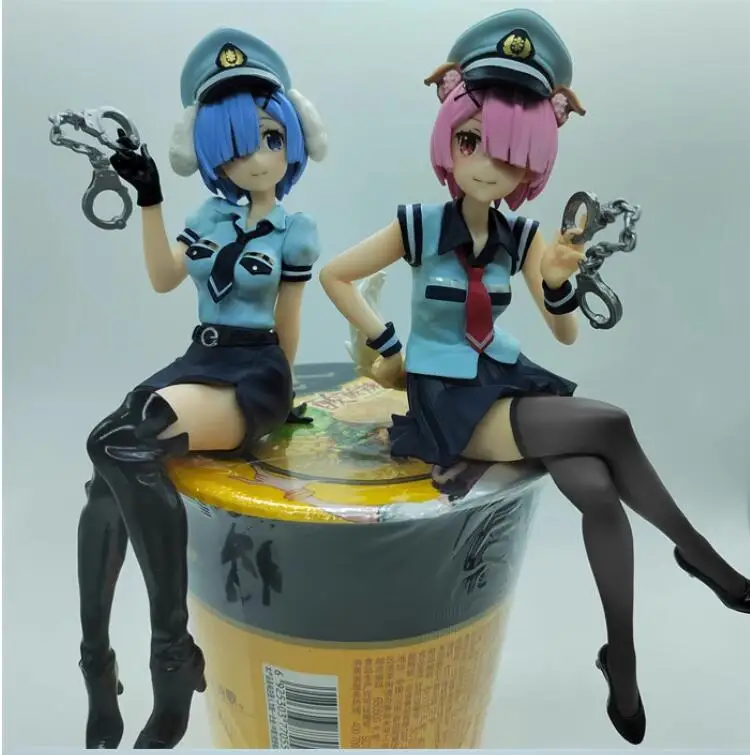 

2023 Lowest Promotional price Japanese original anime figure Rem/Ram police dog ver action figure collectible model toys