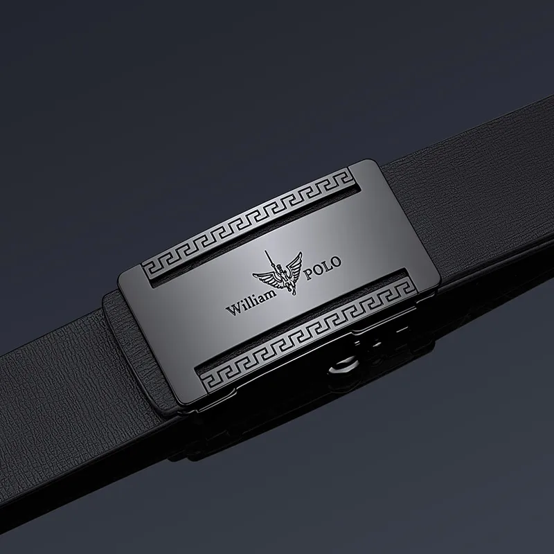 WILLIAMPOLO мужские ремни с автоматической пряжкой ремень из искусственной кожи