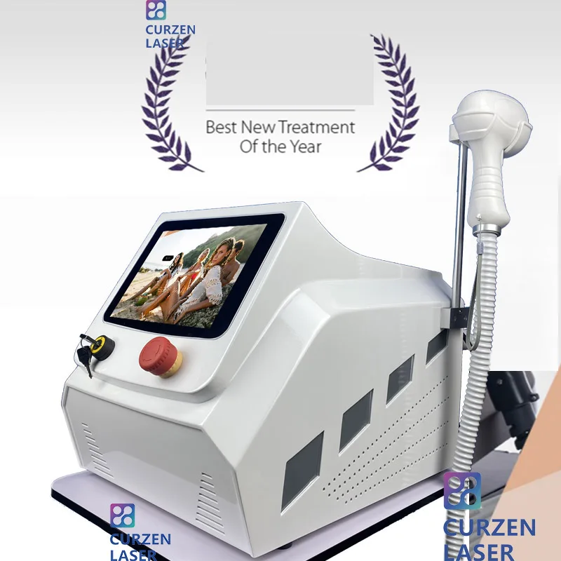 Профессиональный медицинский аппарат для удаления волос диодным лазером 755