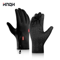 cycling gloves winter windproof waterproof internal plush warm mittens lady touch screen skin friendly soft men women gloves