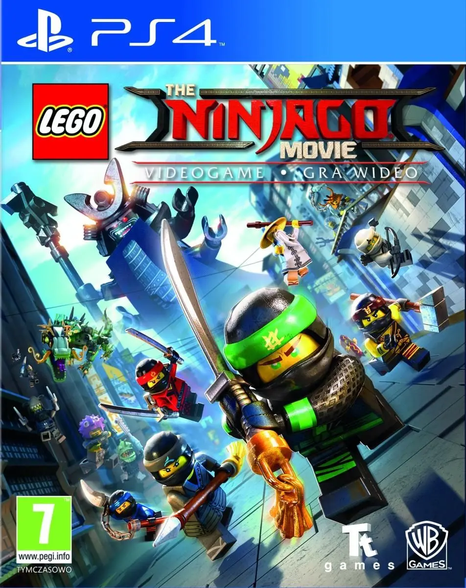 LEGO Фильм "Ниндзяго" Видеоигра PS4 Диск версия Управление видеоигрой Геймпад Игровая консоль Команда на.