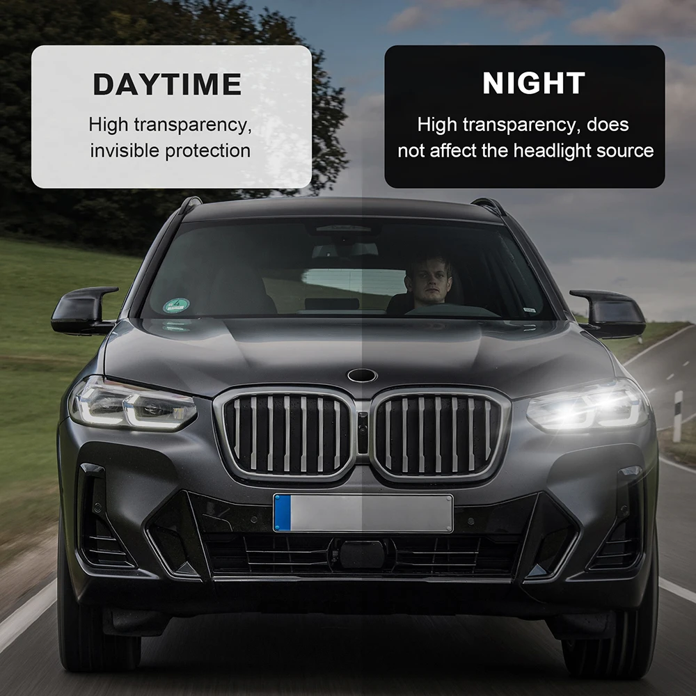 PPF для BMW X3 M-Sport M G01 2022-2023 передняя фара заднего вида предварительно разрезанная