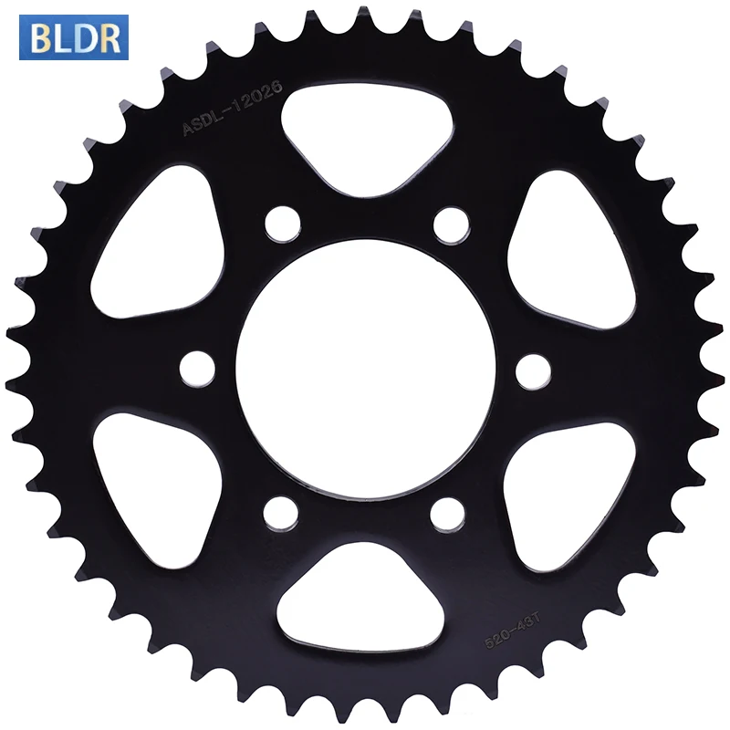 

520-43T 43 Tooth Rear Sprocket Gear Wheel Cam For Kawasaki ZX-6RR ZX6RR ZX 6RR 6R ZX600 Ninja600 Ninja 600 636 ZX6R ZX-6R ZX636