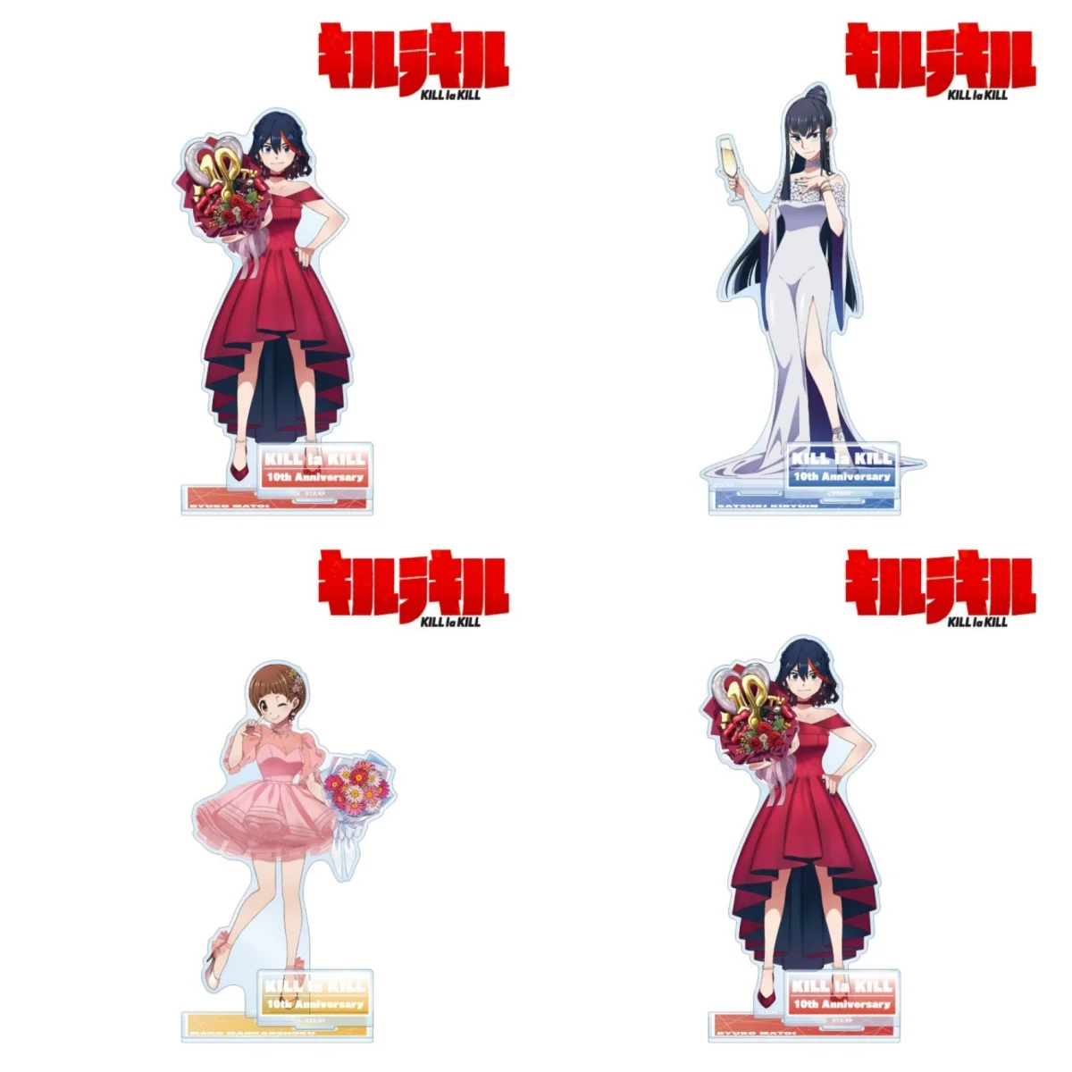 Акриловая фигурка-подставка и брелок по аниме Kill la Kill: Рюко Матои, версия к 10-летию (для переодевания), декор для стола, подарки для фанатов (art.: 3920db603e124) - 3920db603e124