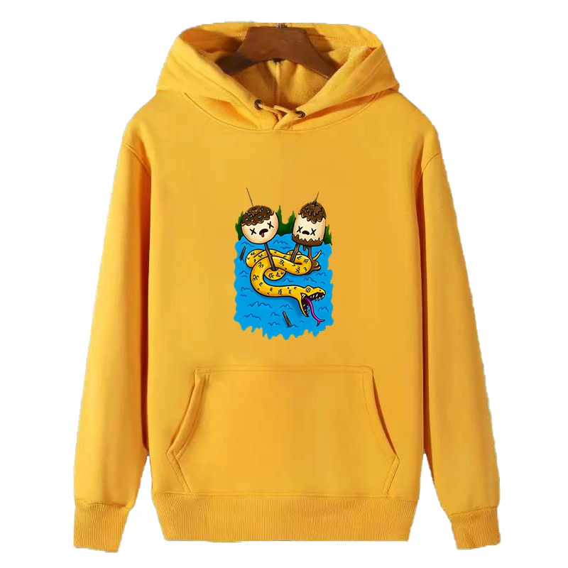 Princess Bubblegum Rock Adventure Time Finn and Jake Funny Marceline graphic Hooded sweatshirts thick sweater streetwear hoodie