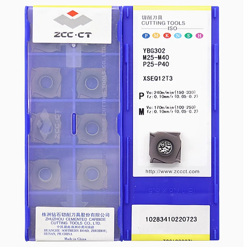 

XSEQ1202 YBG302/XSEQ1203 YBG302/XSEQ12T3 YBG302/XSEQ1204 YBG302/XSEQ12T4 YBG302 ZCC.CT Твердосплавные пластины с ЧПУ, фрезерные инструменты