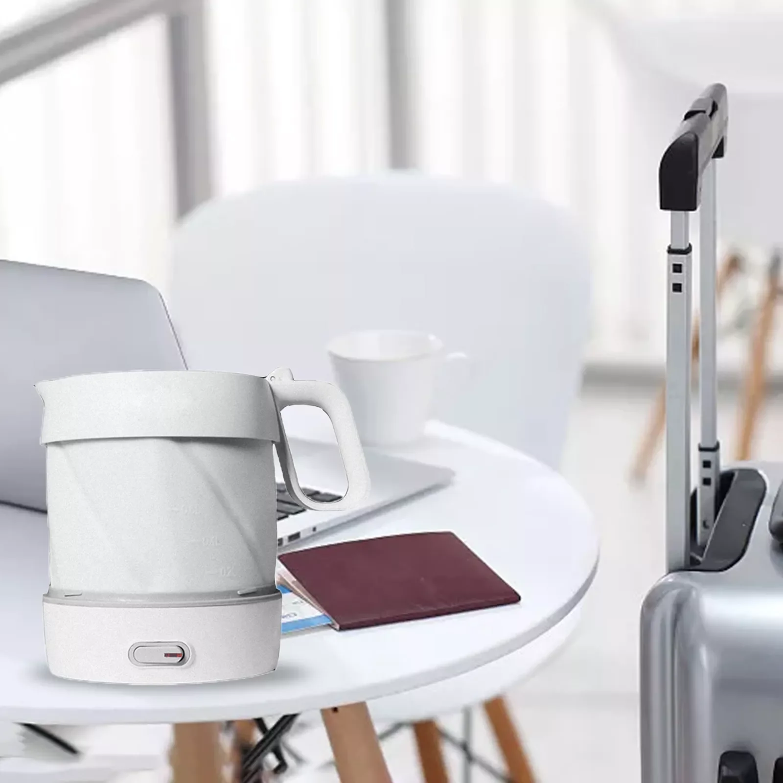 

Легкий чайник для кипячения воды, 1 л, складной электрический чайник, Нагреватель чая для кофе, чая, Походов, Кемпинга, для помещений