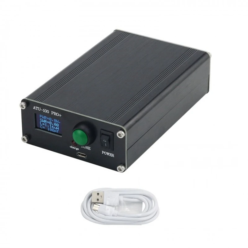 

RISE-ATU-100 Pro+ Upgraded Automatic Antenna Tuner 120W Shortwave Antenna Tuner With 0.96Inch Display