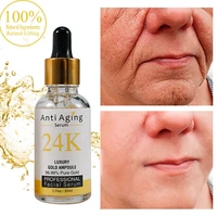 24k gold niacinamide face essence moisturizing anti aging wrinkle hyaluronic acid serum shrinks pores repair dry loose skin 30ml