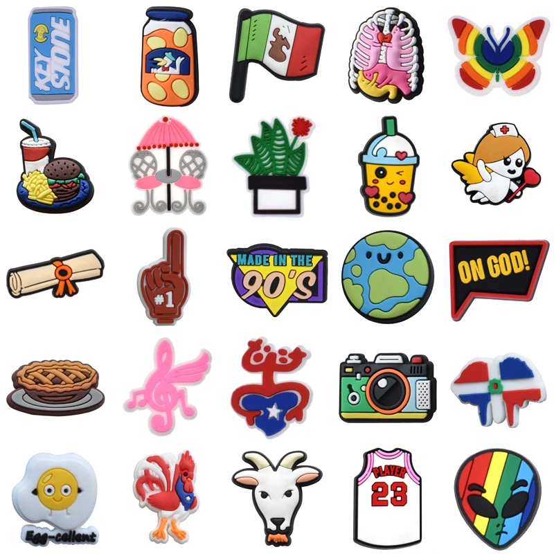 

Shoes Accessories Boy Para Pins Gifts Set Jeans Shoe Charms Men Decorations for Croc Women Charm Wholesale Bulk Girl Packs Kids