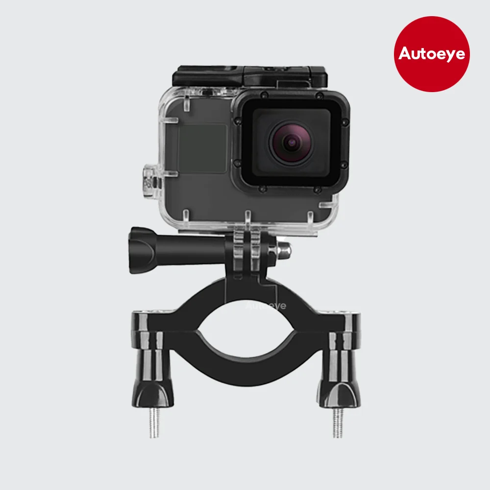 

Motorcycle Handlebar Clamp Mount for GoPro Hero 8 7 5 Session SJCAM sj 4000 sj 5000 Yi Lite 4K+ h9 Camera Go Pro Accessory