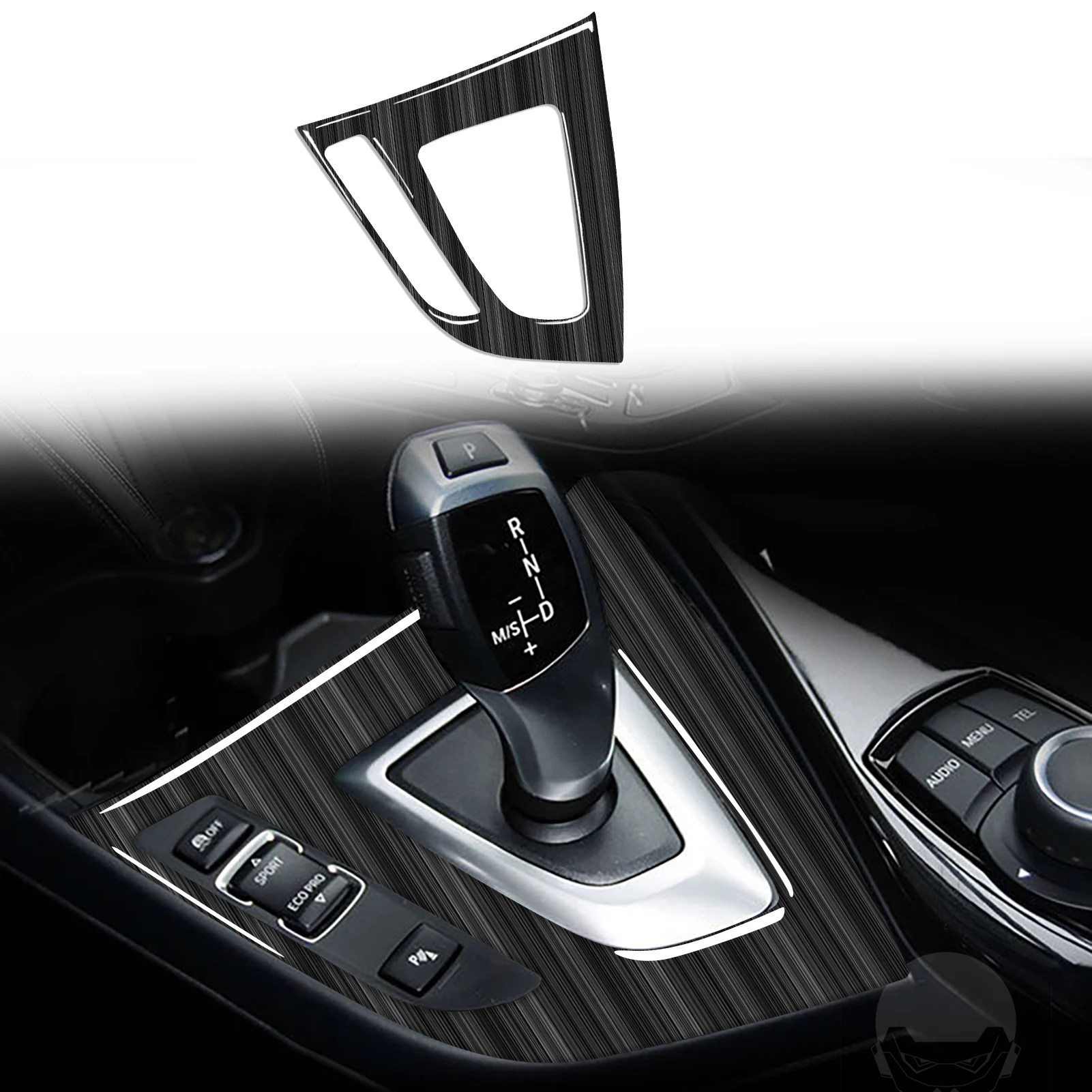 Для BMW 1 2 серии F20 F21 2012–2015 черная полоса автомобильные аксессуары панель