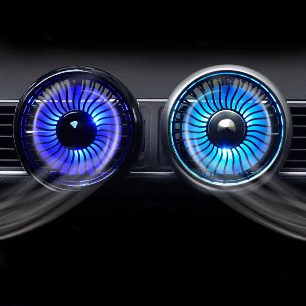 Автомобильный вентилятор с питанием от USB охлаждающий циркуляционный 3 скорости