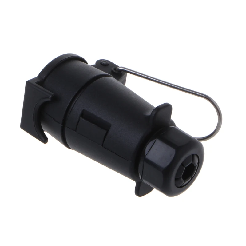 

Universal 7 Pin Socket Plug Trailer Power Supply Round Plastic Socket