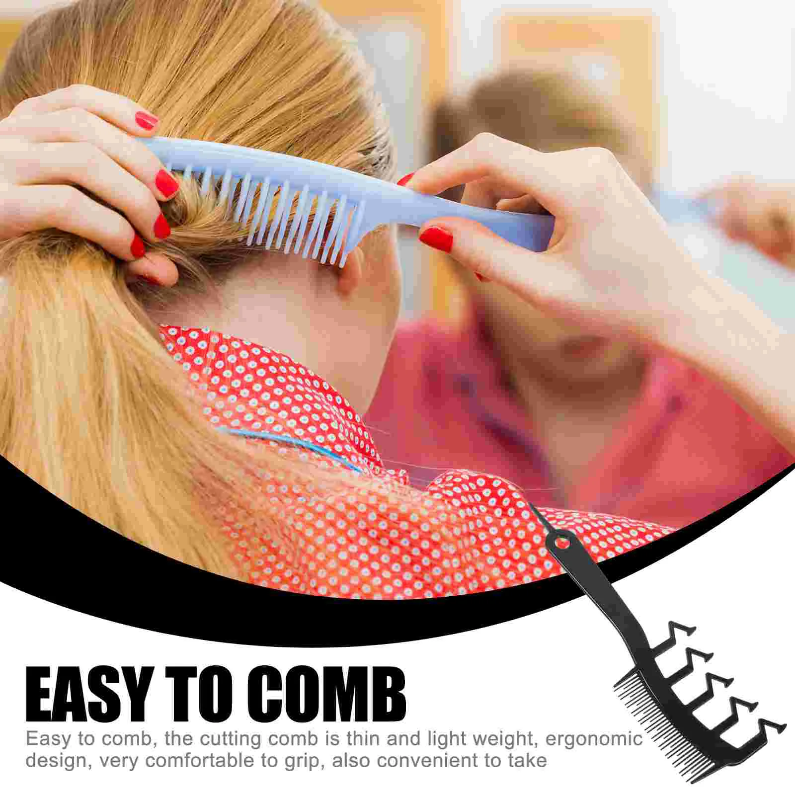 Z-образная расческа для волос укладка швов пушистая бытовая с широкими зубьями