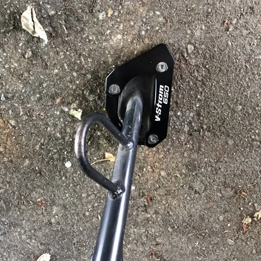 Боковая подставка для ног удлинитель опорная пластина Suzuki V-Strom 650 DL650 2012 2013 2014