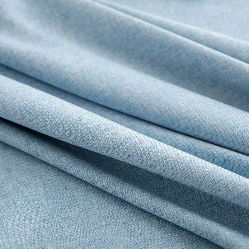 Большая круглая водонепроницаемая и маслостойкая однотонная скатерть из хлопка