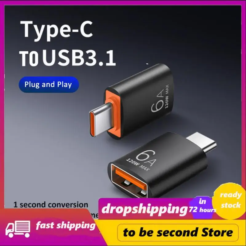 

Phone Accessories Usb Otg To Type C 6a Fast Charging Type C Female To Usb Male Converter 1pc Fast Charging Adapter New Mini
