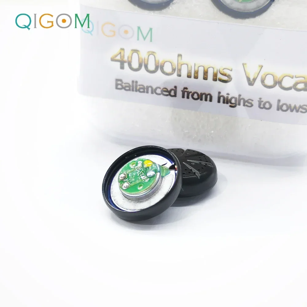 QIGOM MX500 Графеновая диафрагма 15,4 мм Высокое сопротивление 400 Ом Ndfeb Магнитный динамик Diy с плоской головкой Чистый и чистый голос (art.: 3920cbcf38424) - 3920cbcf38424