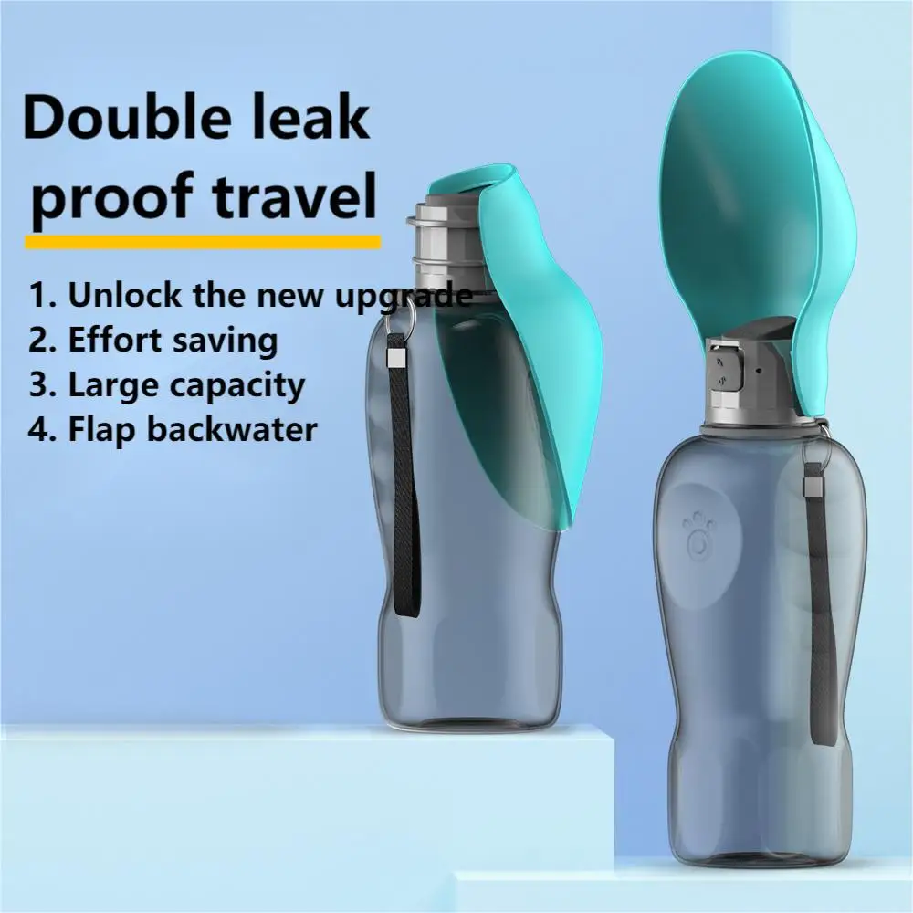 

Бутылка для воды для маленьких и больших собак, портативная поилка для прогулок на открытом воздухе, подходит для щенков, путешествий, подхо...