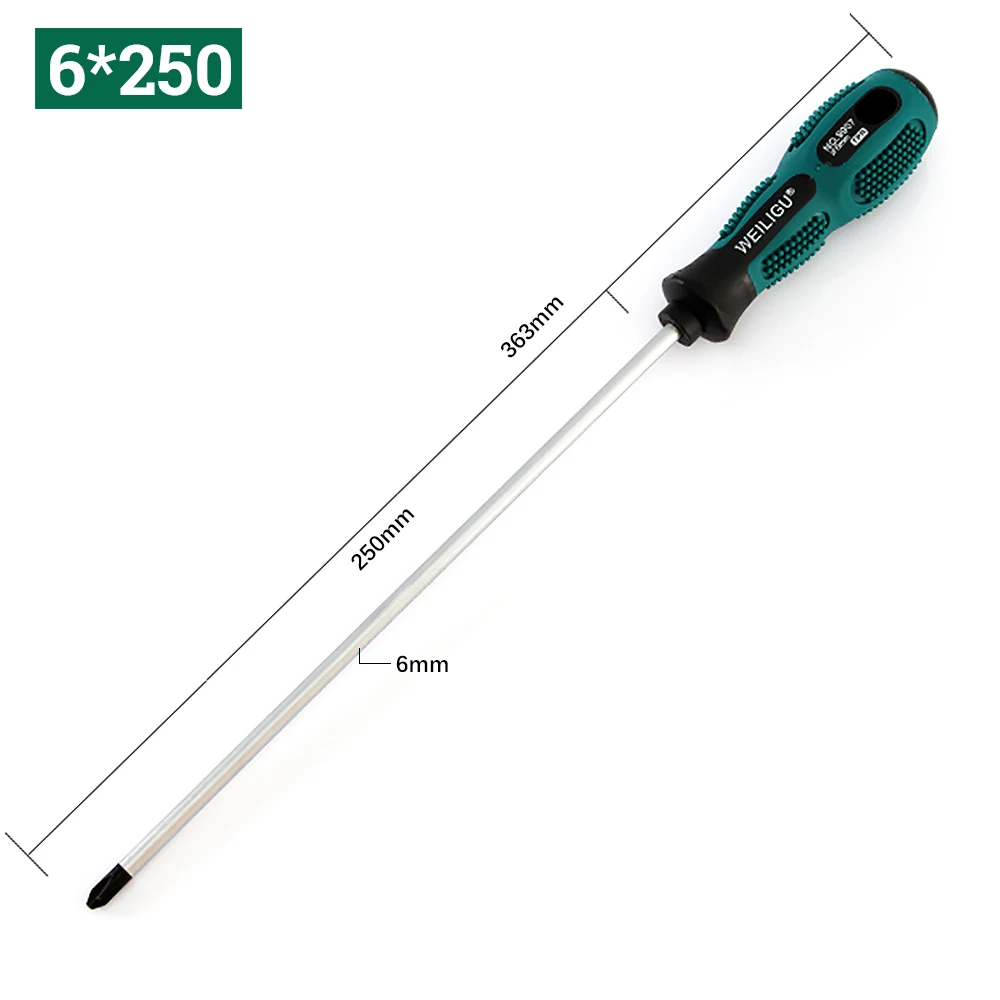 

1 шт. 3 мм 5 мм 6 мм шлицевая отвертка с магнитным наконечником, гаечный ключ, инструмент для ручного ремонта, прочные отвертки, синий TPR