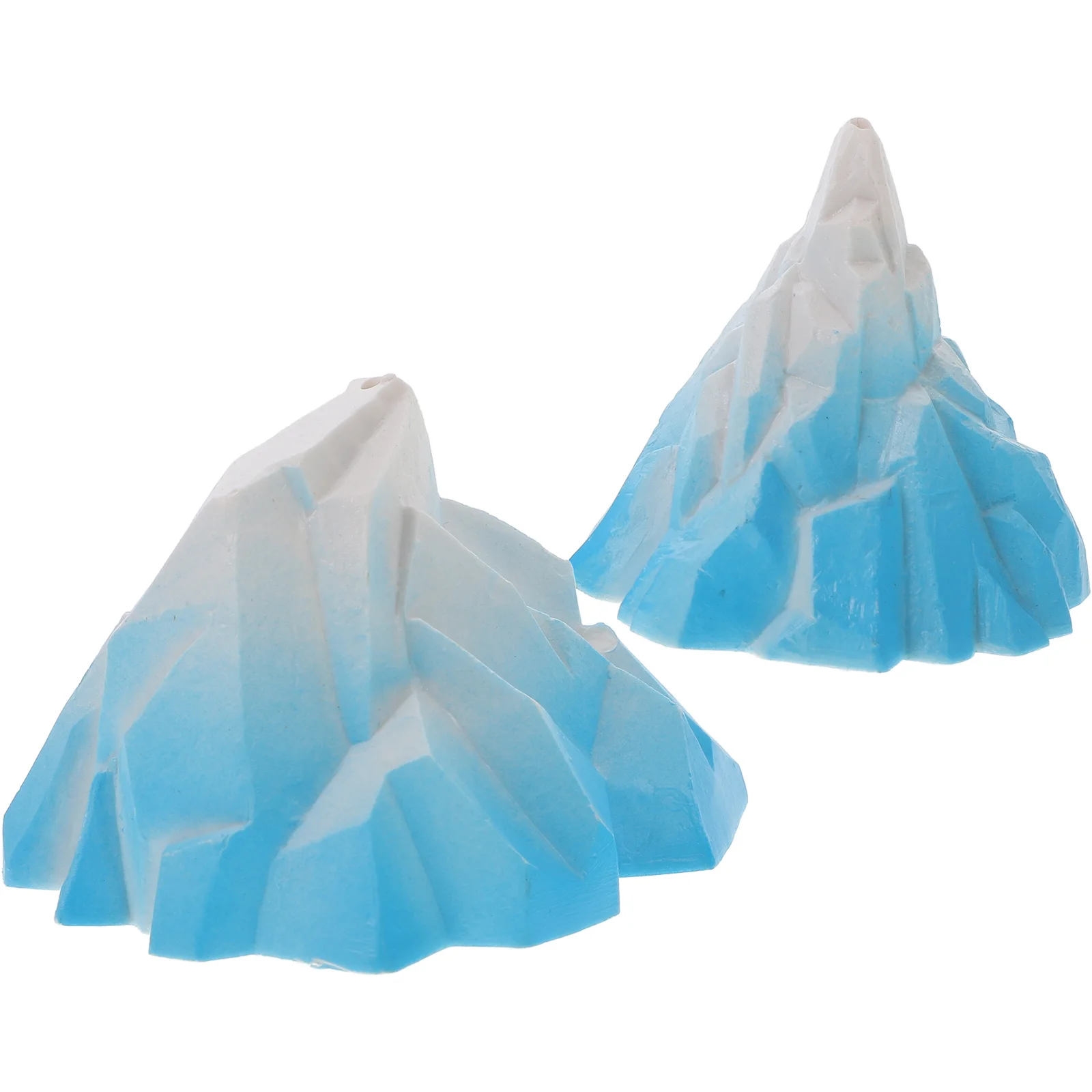Simulated Iceberg Decoration Mini Floeberg Statue Tiny Ornament Miniature Figurine Model Decorative Animal Figurines