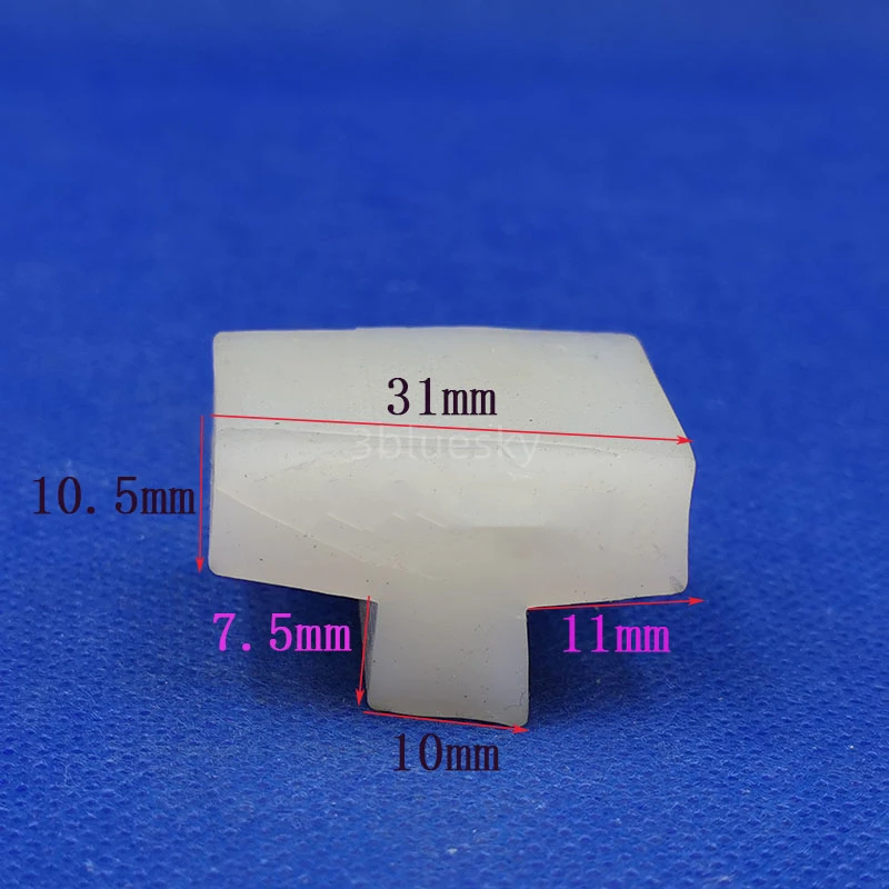

Gap Cover Silicone Rubber T Strip for Machine Equipment Cable Solar Glass Metal Wood Door Edge Seals 31 x 18mm Translucent