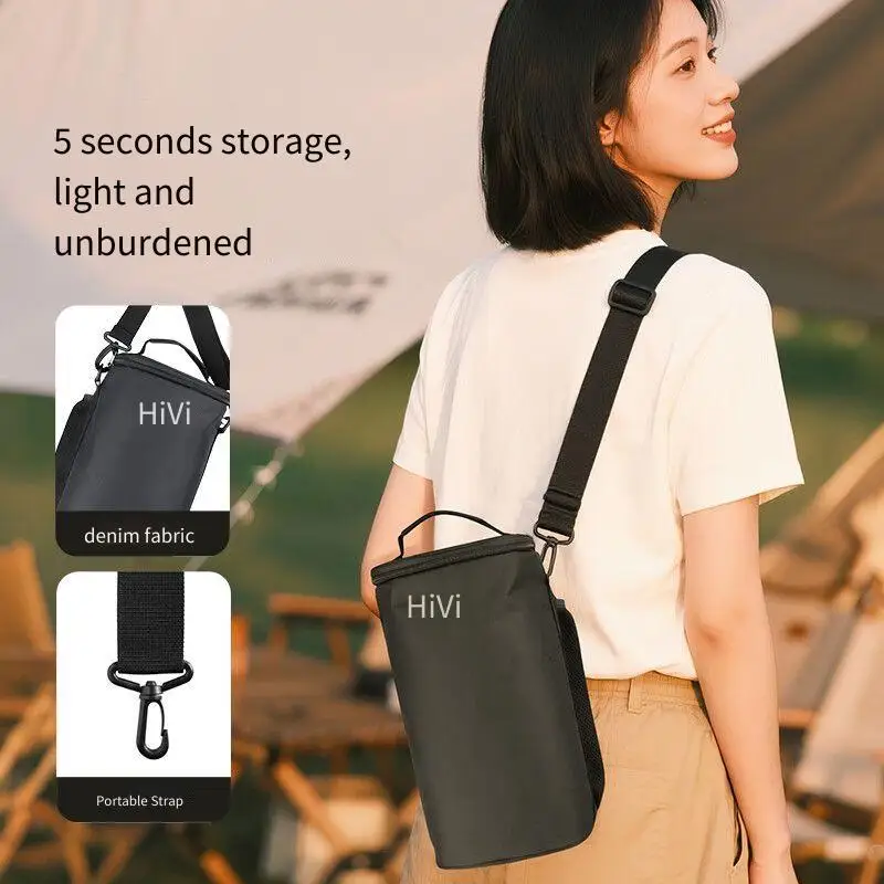 Фото Портативная уличная Bluetooth-колонка HiVi ML35 150 Вт для караоке с беспроводным микрофоном и мощным басовым сабвуфером №3