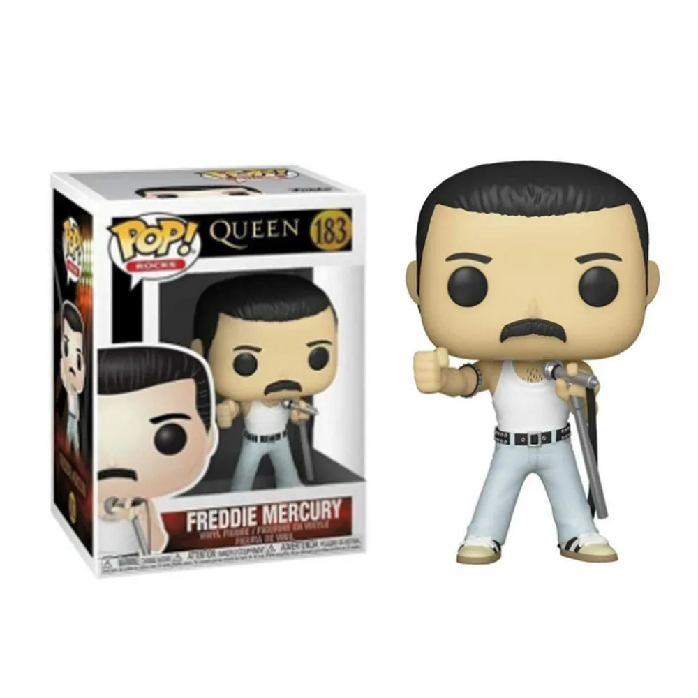 Funko Pop Rocks Freddie Mercury Radio Гага # 183 виниловые фигурки Queen Bands игрушки коллекция подарков