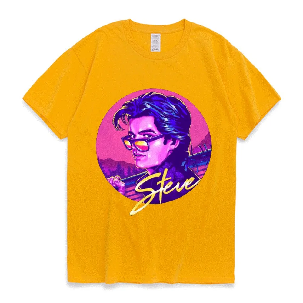 

Футболка мужская с принтом «очень странные дела», с коротким рукавом