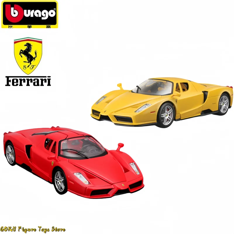 Оригинальный Bruago 1:24 Ferrari Enzo 488 литая под давлением модель автомобиля классический