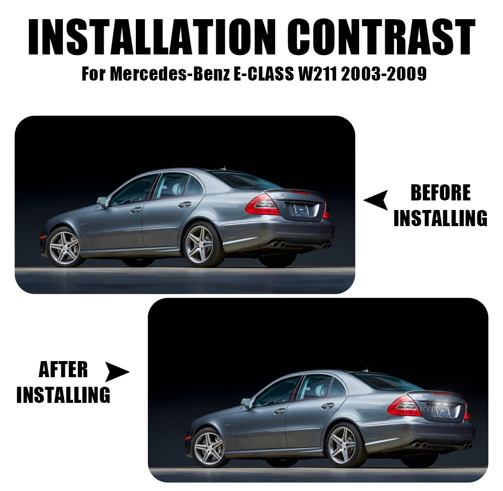 2 шт. светодиодных фонарей подсветки номерного знака для Mercedes-Benz C-Class S203, E-Class W211, SLK-Class R171 (art.: 3920daf28af7e) - 3920daf28af7e