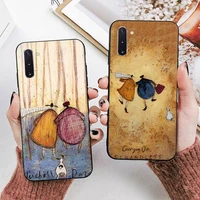 sam toft art abstract landscape love dogs pet phone case for samsung a51 a30s a52 a71 a12 for huawei honor 10i for oppo vivo y11