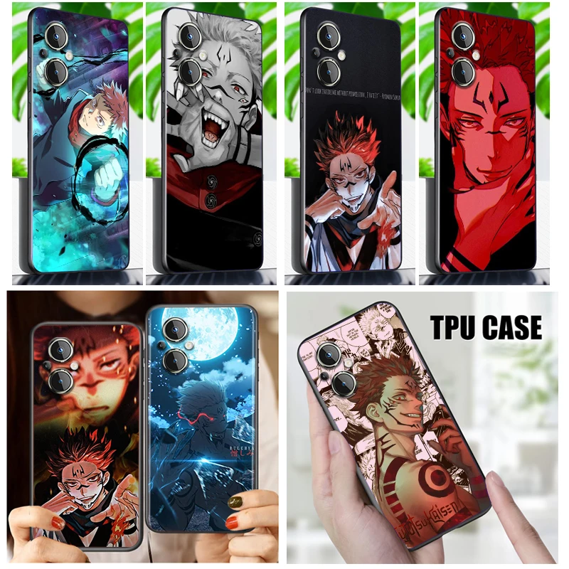 

Hot Anime Jujutsu Kaisen Phone Case For OnePlus Nord N200 N20 CE2 Lite CE 10 9RT 9R 9 8 8T 7 7T 6 6T Pro 5G Black TPU Cover