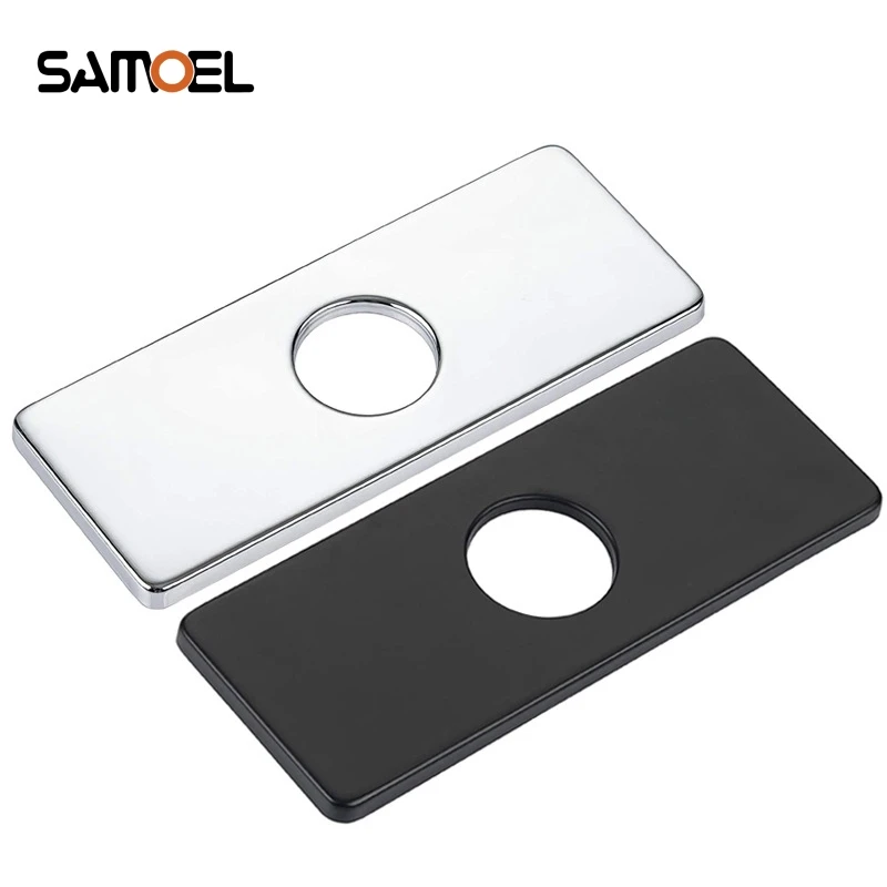 

Bathroom Faucet Accessories Hole Cover Deck Plate 6 inch Bathroom Sink Unused Mounting Escutcheon