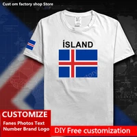iceland country flag %e2%80%8bt shirt custom jersey fans name number brand logo cotton t shirts men women loose casual sports t shirt