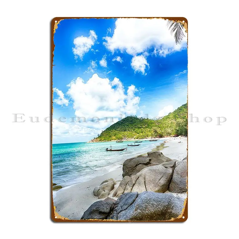 

Металлические знаки Rocky Beach, дизайн ржавой кухни, персонализированный клубный жестяной плакат