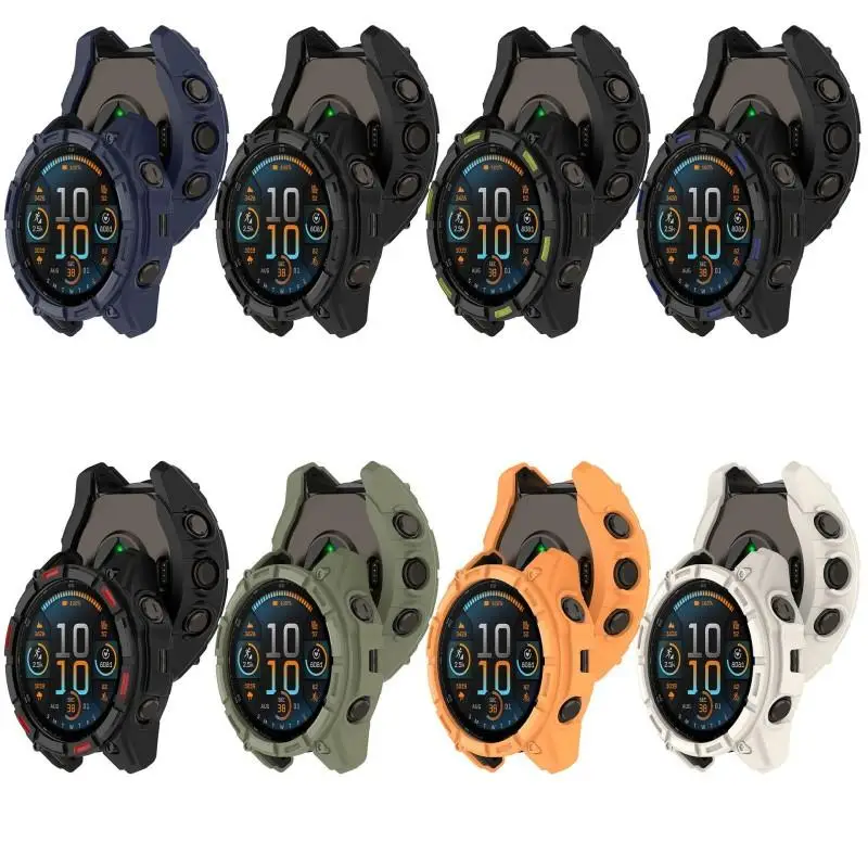 Фото Мягкий чехол из ТПУ для Garmin Descent Mk3i 43 мм, ремешок для умных часов, полая крышка Mk 3i, защитный чехол-бампер, аксессуары №3