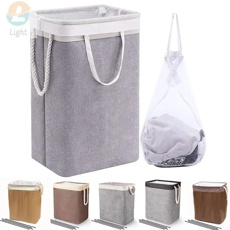 

Large Laundry Basket,Freestanding Laundry Hamper, Collapsible Clothes Hamper with Handles for Clothes Toys Home Storage Basket