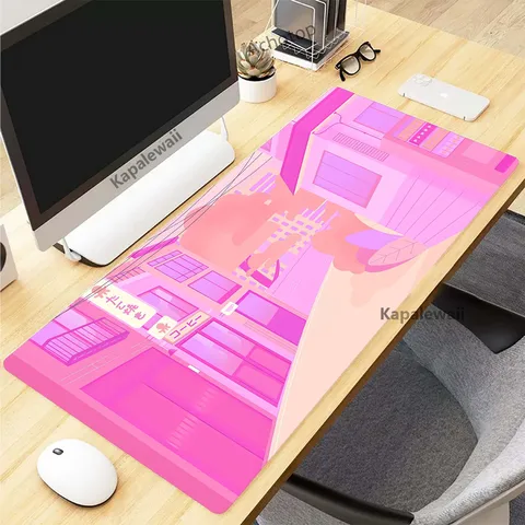 Коврик для мыши Kawaii XXL 900x400 мм с замкнутым краем — пример использования