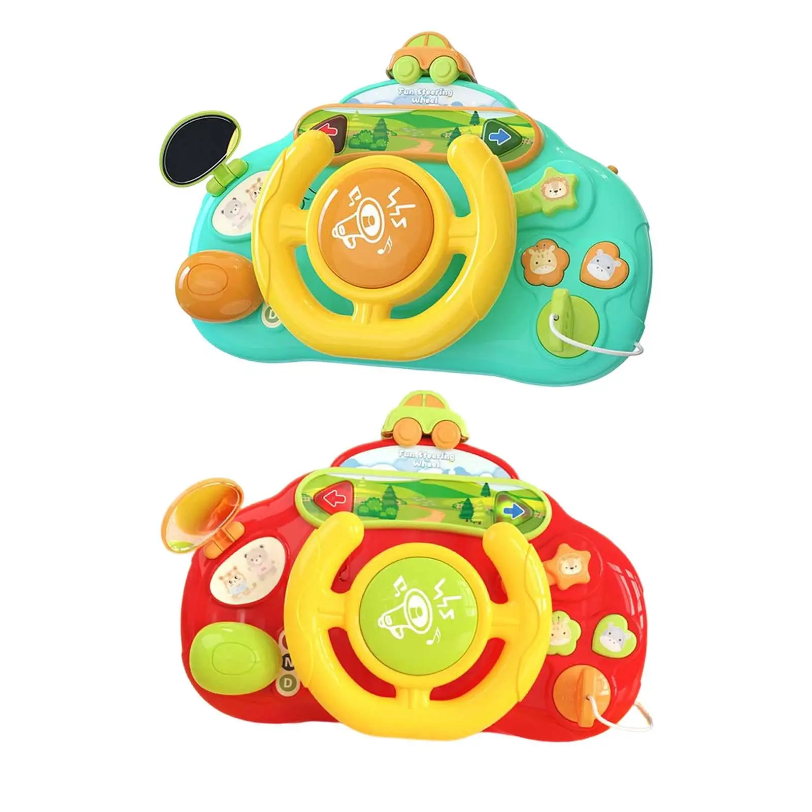 

Interactive Simulated Driving Controller Wheel Toy Sounding Toy for Interaction