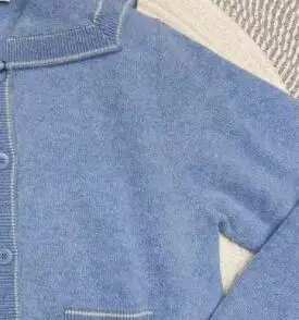 

Women Sweater New 2022 Spring Top Sailor Collar Long Sleeve Single Breasted Knitwear Jumper for Female