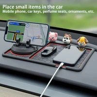 multifunctional car anti slip mat auto phone holder non slip sticky anti slide dash phone mount silicone dashboard car pad mat