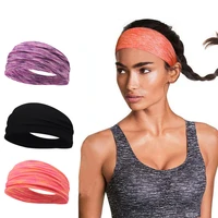 2022 elastic yoga sports headband running hairband hijab outdoor gym sweatband sports fitness bandage fashion