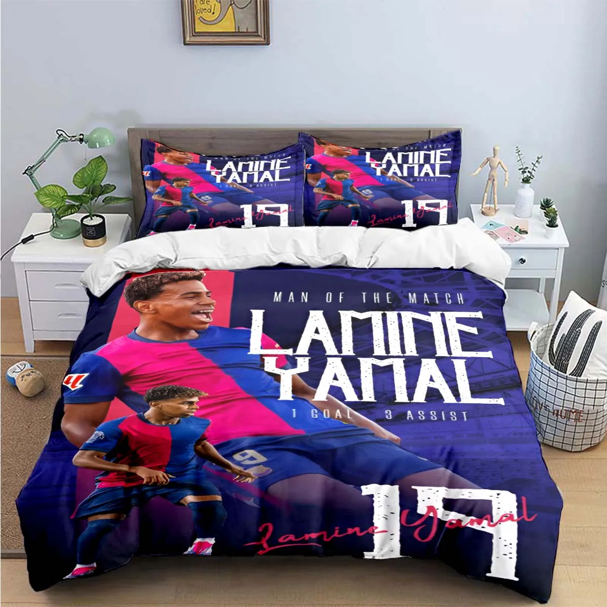 

LOUSIDREAM Комплект постельного белья из микрофибры для кровати US Twin