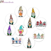 happy easter thanksgiving round photo glass cabochon demo flat back making findings 20mm snap button n7881